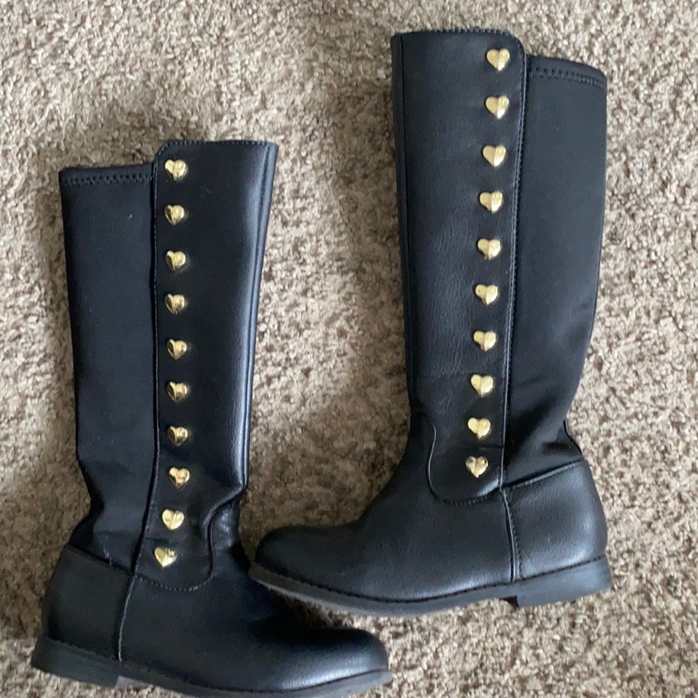 Girls Michael Kors black boots